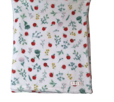 Blankets & Beyond Apples Security Lovey Blanket 31" X 28" - Image 1 of 4