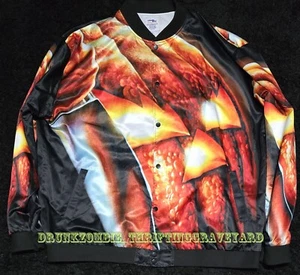 Chalkline Halloween Fanimation Satin Jacket - Picture 1 of 4