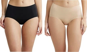 Mujer Alta Cobertura Microfibra Nylon Elastano Elastano Elastizado Cintura Media Hipster 1827 - Imagen 1 de 25