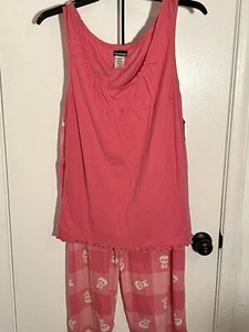 Joe Boxer 2 Piece Women’s Pajama Set - Pink Size = 1X - New With Tag  - Picture 1 of 8