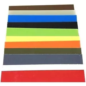 G10 Messergriff Liner - 19 lebendige Farben - 0,02 Zoll x 1,5 Zoll x 5,5 Zoll - Bild 1 von 25
