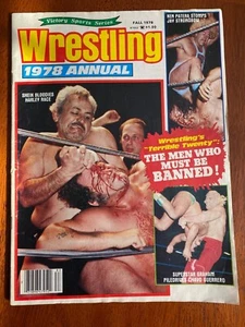 WRESTLING MAGAZINE - 1978 FALL ANNUAL - Graham, Sheik, Patera, Strongbow, Harley - Imagen 1 de 1