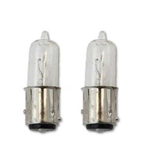 1157 12 Volt 30/30w Halogen Tail Light Rear Brake Stop Turn Signal Bulb Pair 7.6 - Foto 1 di 2