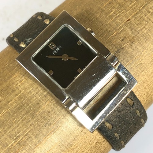 Orologio Analogico Fendi orologi Donna 002 5200L 106 Svizzero Pelle Nera Quarzo 7"