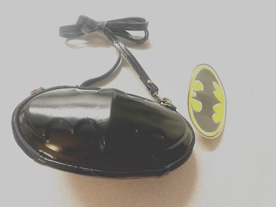 Bolso Bandolera Negro Moldeado Escuadrón Suicida DC Comics Batman con Logo de Murciélago Nuevo con Etiquetas Foto 1 de 3