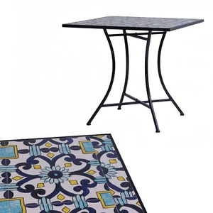 Mosaik Tisch Mosaiktisch Gartentisch Outdoortisch Bistrotisch Garten 77x77xH70cm - Bild 1 von 3