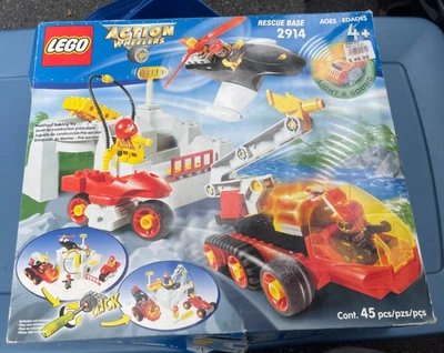 LEGO ACTION WHEELERS BASE RESCATE SET COMPLETO MODELO 2914 De colección  Foto 1 de 4