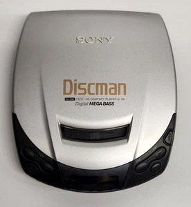 Sony D-191 Walkman Lettore CD Discman Portatile MEGA BASS Testato Funzionante - Foto 1 di 9