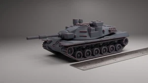 3D Printing Model 1/72 German Mbt-70 Main Battle Tank Model Unpainted - Picture 1 of 3