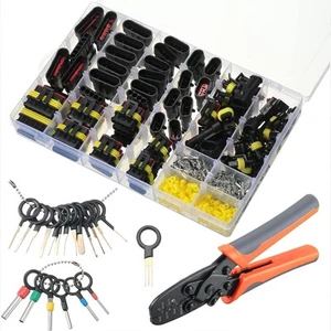 708 Pcs 43 Kits Waterproof Automotive Electrical Connector Terminals 39 Piece... - Picture 1 of 7