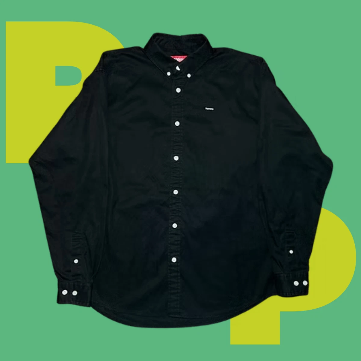 Supreme ボタンダウンシャツ 黒 Ｌ 31142442_o1.jpg?20110429021627