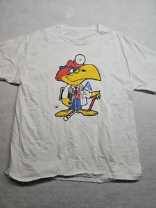 KU Jayhawks Herren Large KU Medical T-Shirt Kurzarm Weiß Baumwolle - Bild 1 von 7