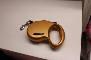 Automatic Dog Leash Lead 5M Dog Leash Rope Retractable Leashes Gold&Black - Picture 1 of 3