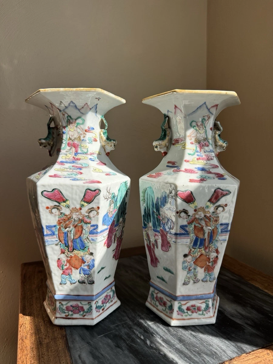 多色1800-1849 中国古董花瓶| eBay