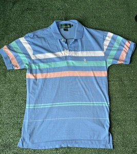Knights of the Round table Pastel Polo (Blue, White, Teal,& Pink) Size L - Picture 1 of 6