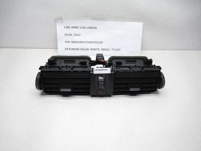 BMW 328i xDRIVE 2012-2015 calefacción de aire acondicionado tablero central parrilla de ventilación de aire 921855215 OEM Foto 1 de 4
