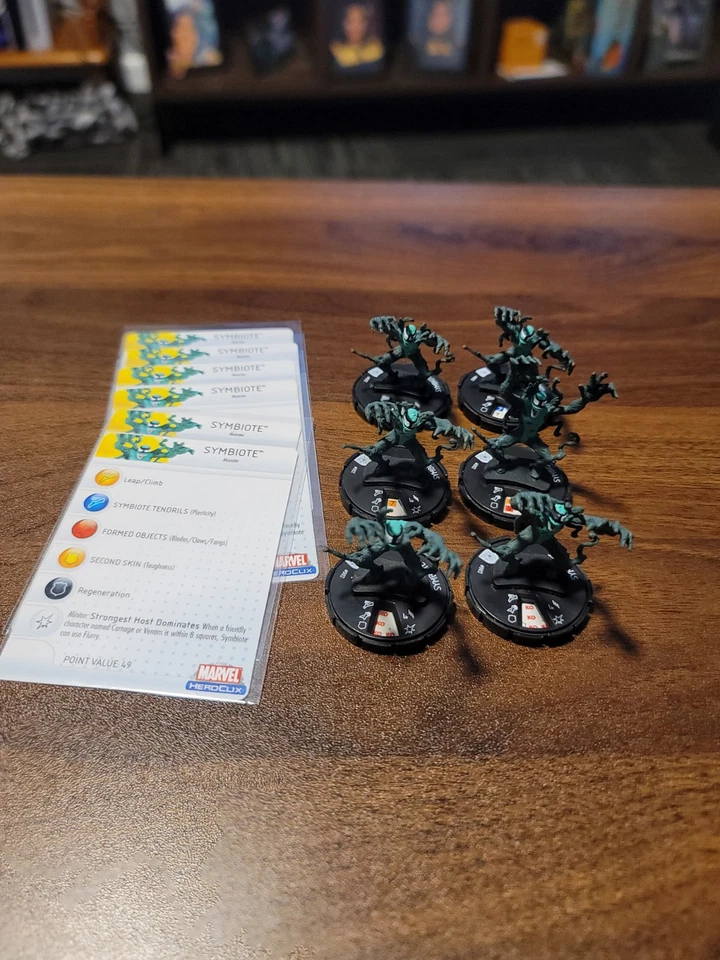 Heroclix Web of Spider-Man Set Simbionte Paquete De 6 #002 Figura Común ¡con Tarjeta! Foto 1 de 1
