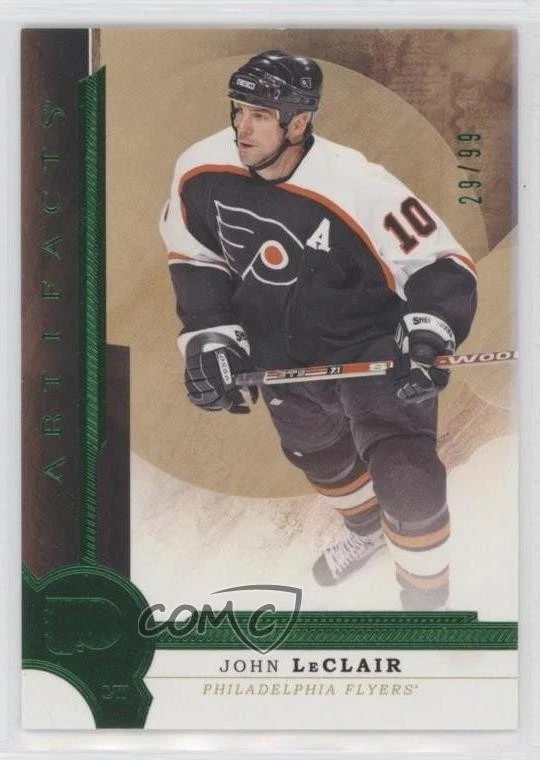2016-17 Upper Deck Artifacts Legends Emerald /99 John LeClair #136 - Image 1 of 2