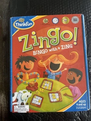 Zingo! Bingo With A Zing Sesame Street ThinkFun Ages 4+ Brand New - Image 1 of 4