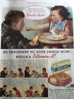 1940 NUCOA BUTTER Oleomargarine Baby High Chair Ad