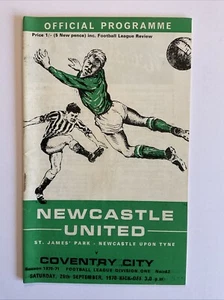 Newcastle United v Coventry City,  26th September 1970 - Picture 1 of 4