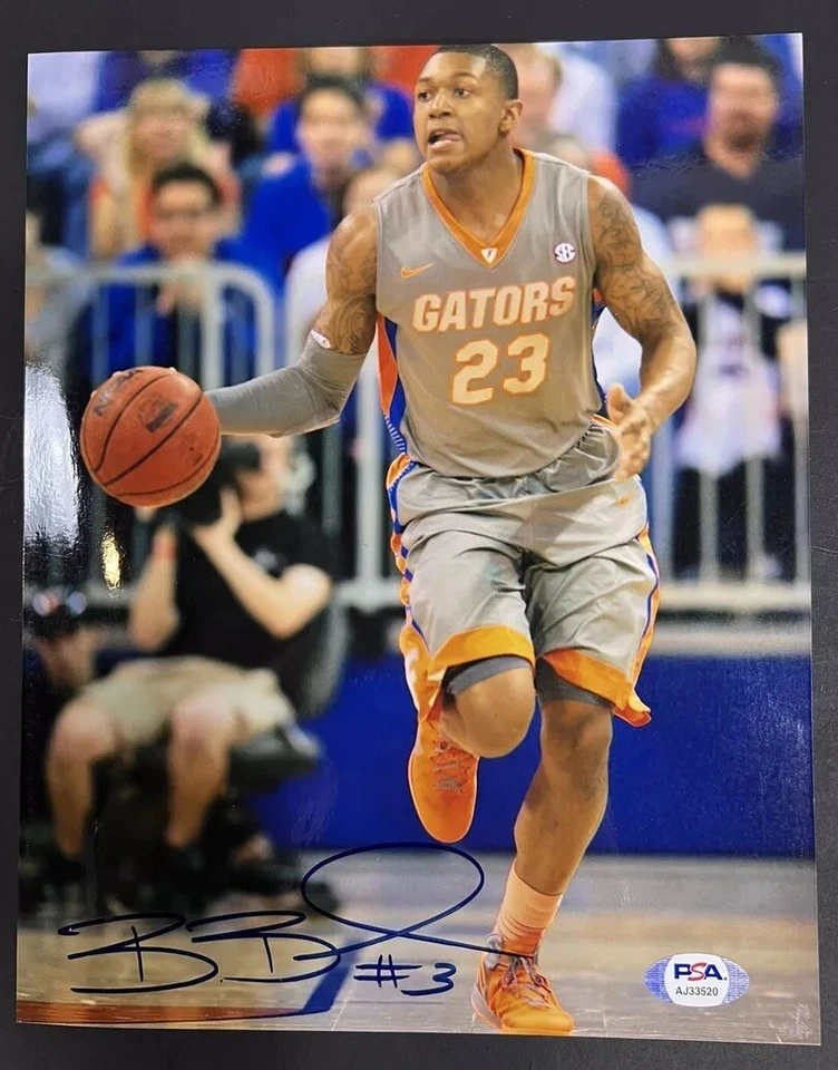 Bradley Beal Signed 8x10 Photo Bold Auto College Florida Gators Wizards PSA COA  - Image 1 of 4