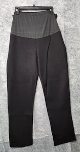 NWOT Angel Maternity Womens Size XL Black STRETCH Dress Slacks Work Pants - Picture 1 of 11