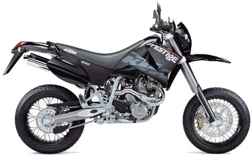 KTM LC 4 Supermoto Prestige schwarz 1.Hand  Unfallfrei - Bild 1 von 1