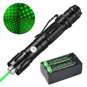 5000Miles Green Laser Pointer Pen Zoomable Visible Star Light Beam Power Lazer
