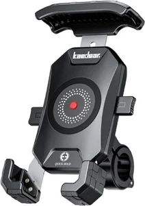 Motorcycle Cell Phone Holder Black Vibration absorption Kaedear Japan F/S - Picture 1 of 6
