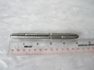 BEAUTIFUL ORIGINAL VINTAGE ESTERBROOK SILVER PEARL 9668 NIB FOUNTAIN PEN - Picture 1 of 20