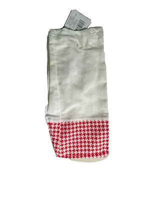 Bolsa de transporte para botellas de vino bolsa de regalo de viaje de lona de algodón blanco roto rojo Foto 1 de 2