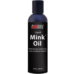 JobSite Premium Mink Oil Leather Waterproof Liquid - Picture 1 of 6