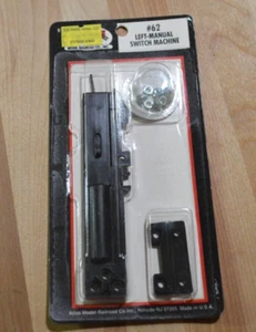 Atlas HO Scale Left Manual Switch Machine #62 Train Railroad Track NEW SEALED - Picture 1 of 2