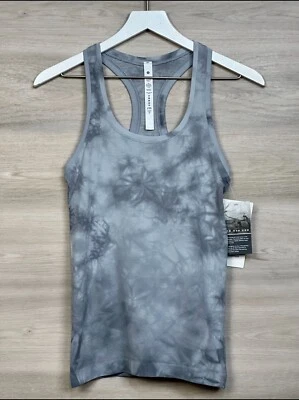 Lululemon Swiftly Tech Racerback 2.0 洗臀部长度 尺寸 6 MRDR 25618.. — 第 1/4 张图片