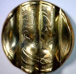 2012d ERROR WAFFLED Chester Arthur President Dollar $1 Coin STRK DETAILS Waffle - Picture 1 of 4