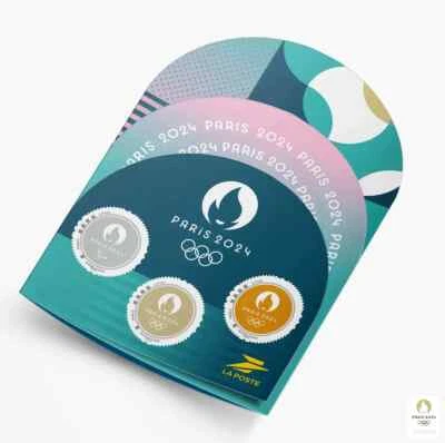 francia 2024 Juegos Olímpicos PARÍS 2024 Olímpico SOLO VICYORY ES BONITA 3v COLECCIONISTA Foto 1 de 4
