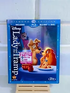 DISNEY LADY AND THE TRAMP (DIAMOND EDITION) BLU RAY + DVD - Picture 1 of 2