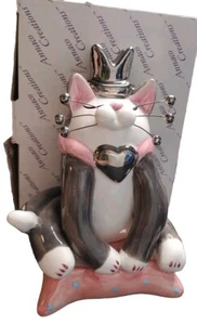 Vintage Whimsiclay Fancy King Kitty New Open Box ๐ - Picture 1 of 6