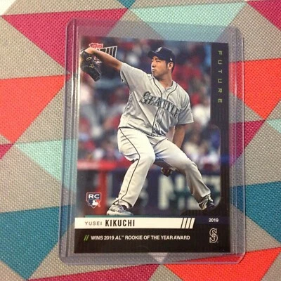 Yusei Kikuchi mariners RC (#ed/10 auto READ) AL ROY Award 2019 TOPPS NOW Future - Image 1 of 2