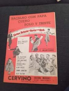 Film "Rock around the clock" Bill Haley &Comets Italy sheet music 56 Rock'n'roll - Picture 1 of 3