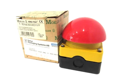 NOVO MOELLER FAK-R/V/KC11/IY PARADA DE EMERGÊNCIA FAKRVKC11IY - Imagem 1 de 2