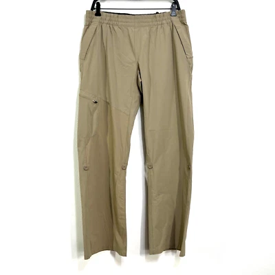 The North Face Cargo Pants Womens XL Beige Convertible Hiking Outdoor Utility - Image 1 of 4
