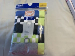 Boys Size L 10-12 Underwear Boxer Briefs 5 Pack NEW E-2 - Picture 1 of 2