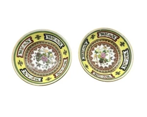 Chinese Yellow Enamel Bowls X2 Zhongguo Jingdezhen - Picture 1 of 3