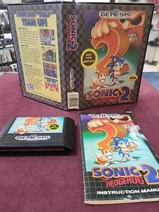 Sonic the Hedgehog 2 (SEGA Genesis, 1992) Not For Resale Manual Tested - Picture 1 of 18