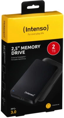 Intenso HDD externe Festplatte Memory Drive 2,5 Zoll 2TB USB 3.0 schwarz - Bild 1 von 2