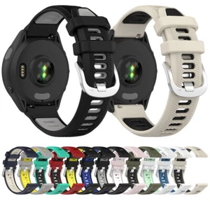 Band Strap Silicone Sports For Garmin Forerunner 265 255 Vivoactive 4 - Picture 1 of 48