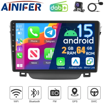 DAB+ 64GB Carplay Android Autoradio Für Hyundai i30 GD 2012-2016 GPS Navi WIFI - Bild 1 von 4