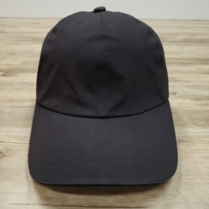 Lululemon Running Cap Hat Strap Back Lightweight Black Back Logo Adjustable - Picture 1 of 7